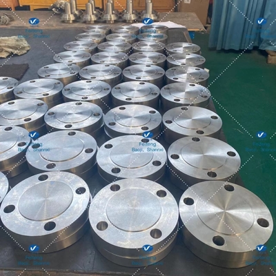 Slip On Welding Neck Titanium Flanges Gr2 ASTM B381 Strong Sealing