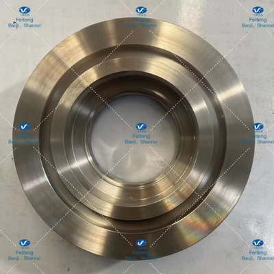 Forged Metallic Luster Gr2 Pure Titanium Rings ASTM B348