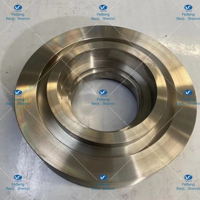 Forged Metallic Luster Gr2 Pure Titanium Rings ASTM B348